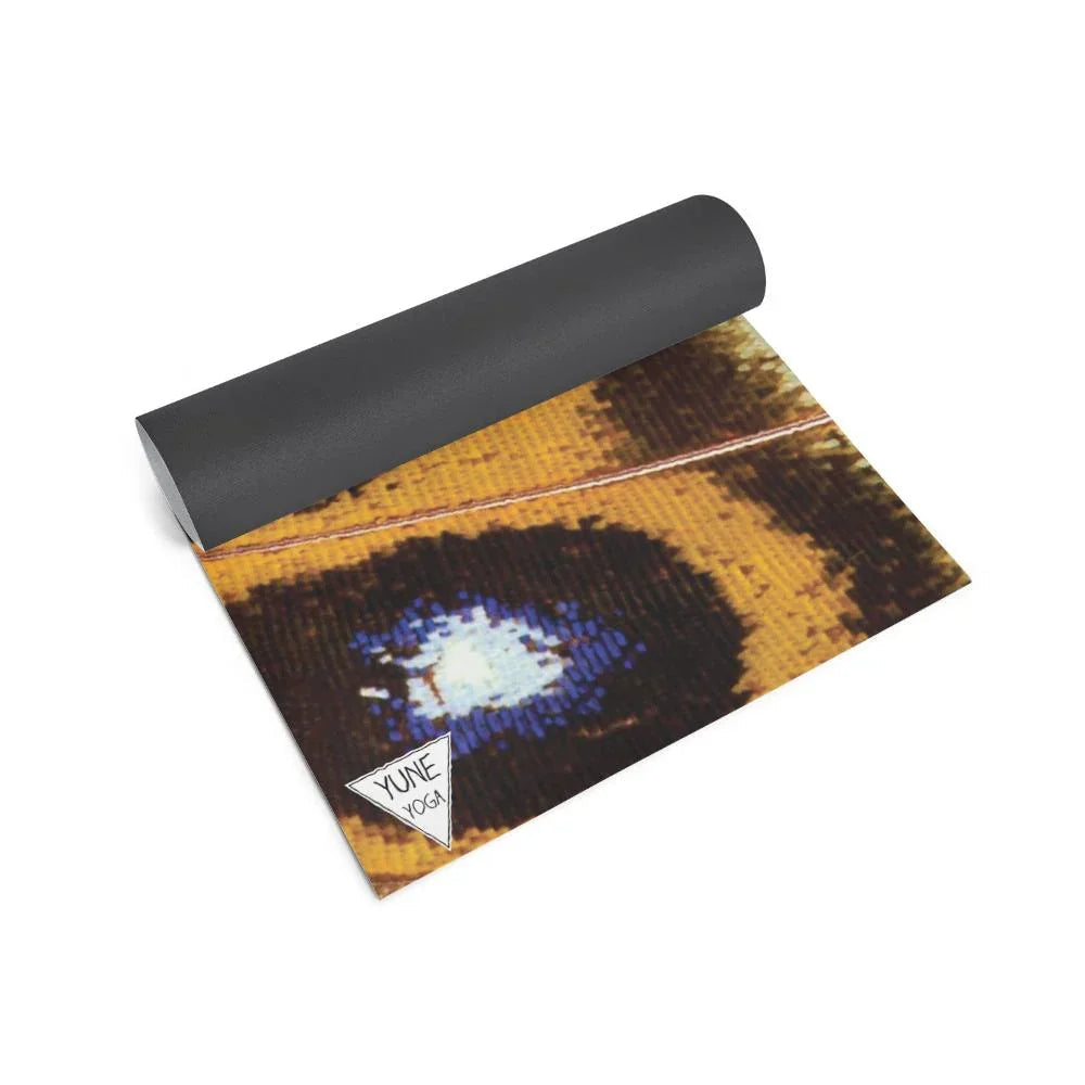 Butterfly Eco Yoga Mat – Artist Design, 6mm Cushion + Grip | Yune Yoga