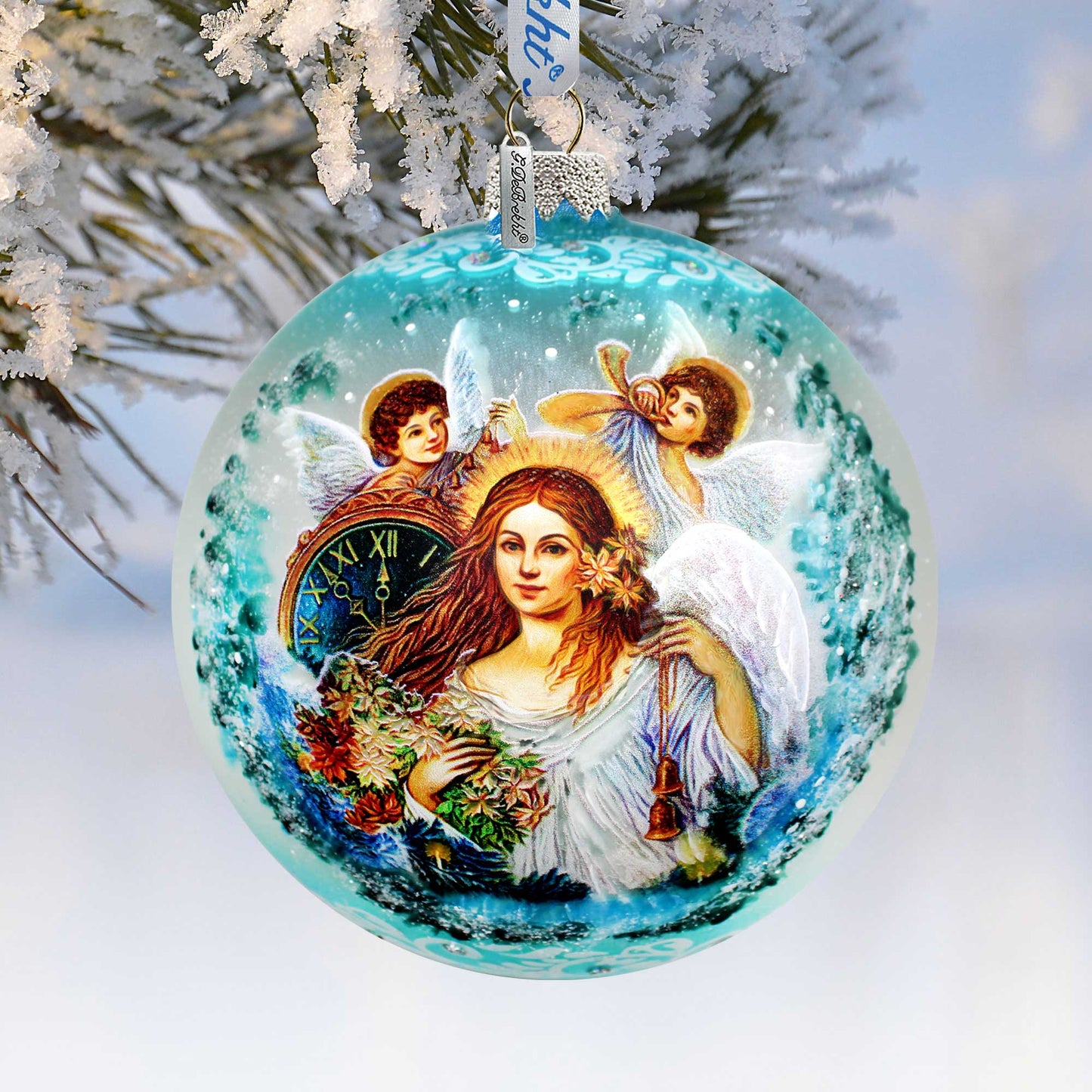 Christmas Angel Glass Ornament - Limited Edition