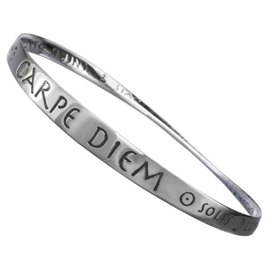 Carpe Diem - Seize the Day (Horace) - Mobius Bracelet