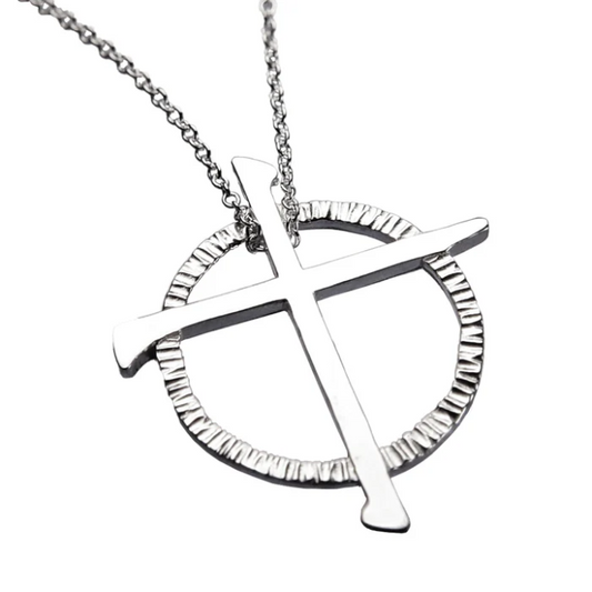 Celtic Cross Necklace - Sterling Silver