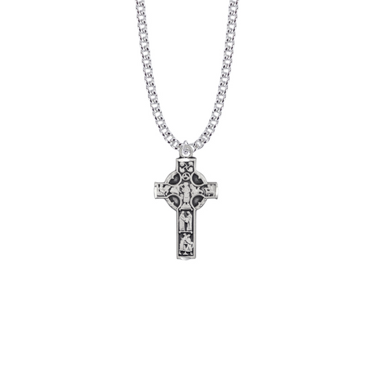 Ancient Celtic Cross - Sterling Silver