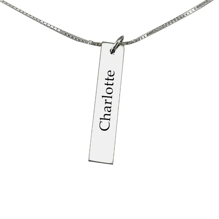 Children's Names Necklace — Sterling Silver | Personalized Charm Necklace | Mother & Grandmother Gift