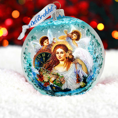 Christmas Angel Glass Ornament - Limited Edition