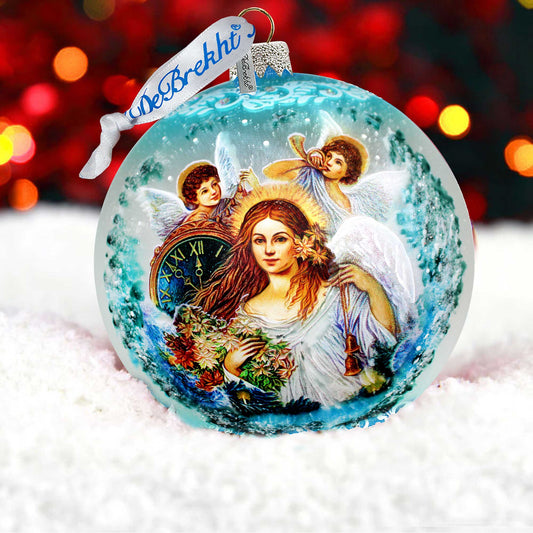 Christmas Angel Glass Ornament - Limited Edition