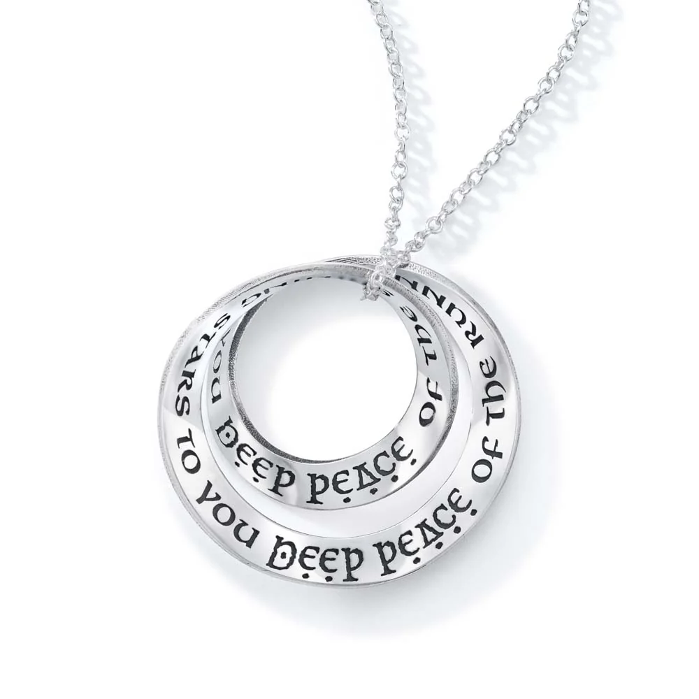 Deep Peace of the Running Wave To You - Double Mobius Necklace