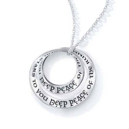 Deep Peace of the Running Wave To You - Double Mobius Necklace
