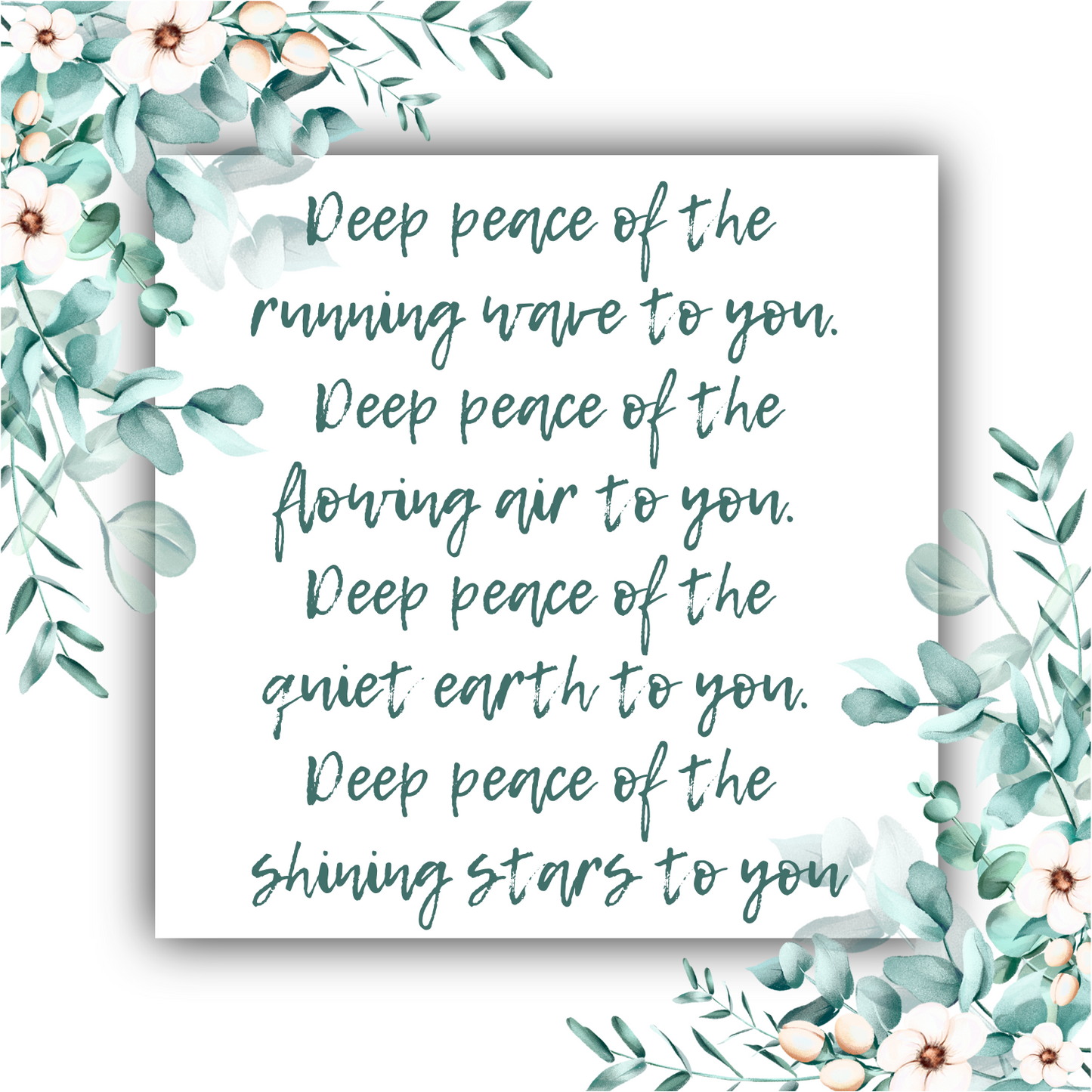 Deep Peace of the Running Wave To You - Double Mobius Necklace