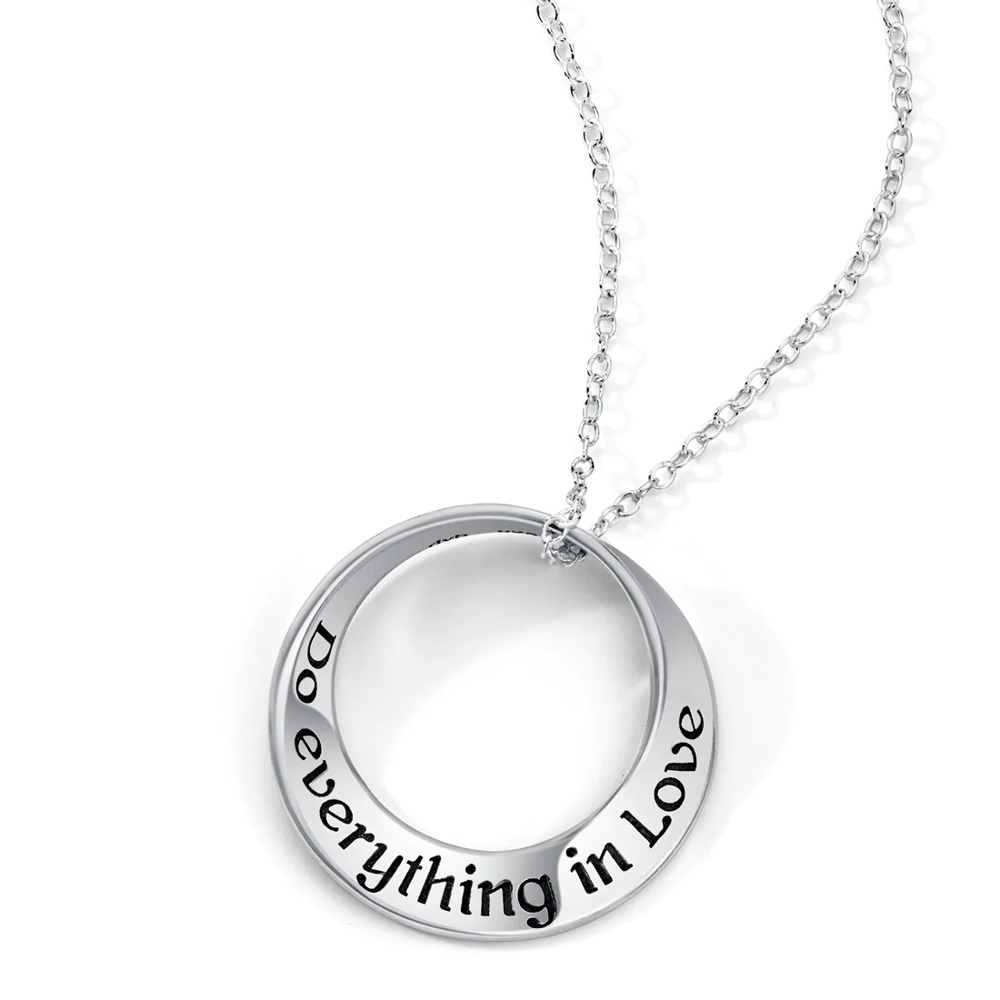 Do Everything in Love (First Corinthians 16:14) - Mobius Necklace