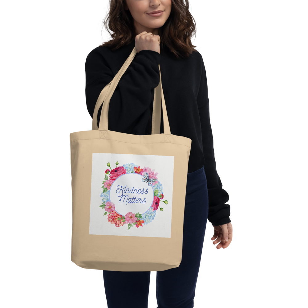 "Kindness Matters" Organic Cotton Tote Bag