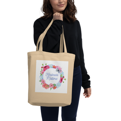 "Kindness Matters" Organic Cotton Tote Bag