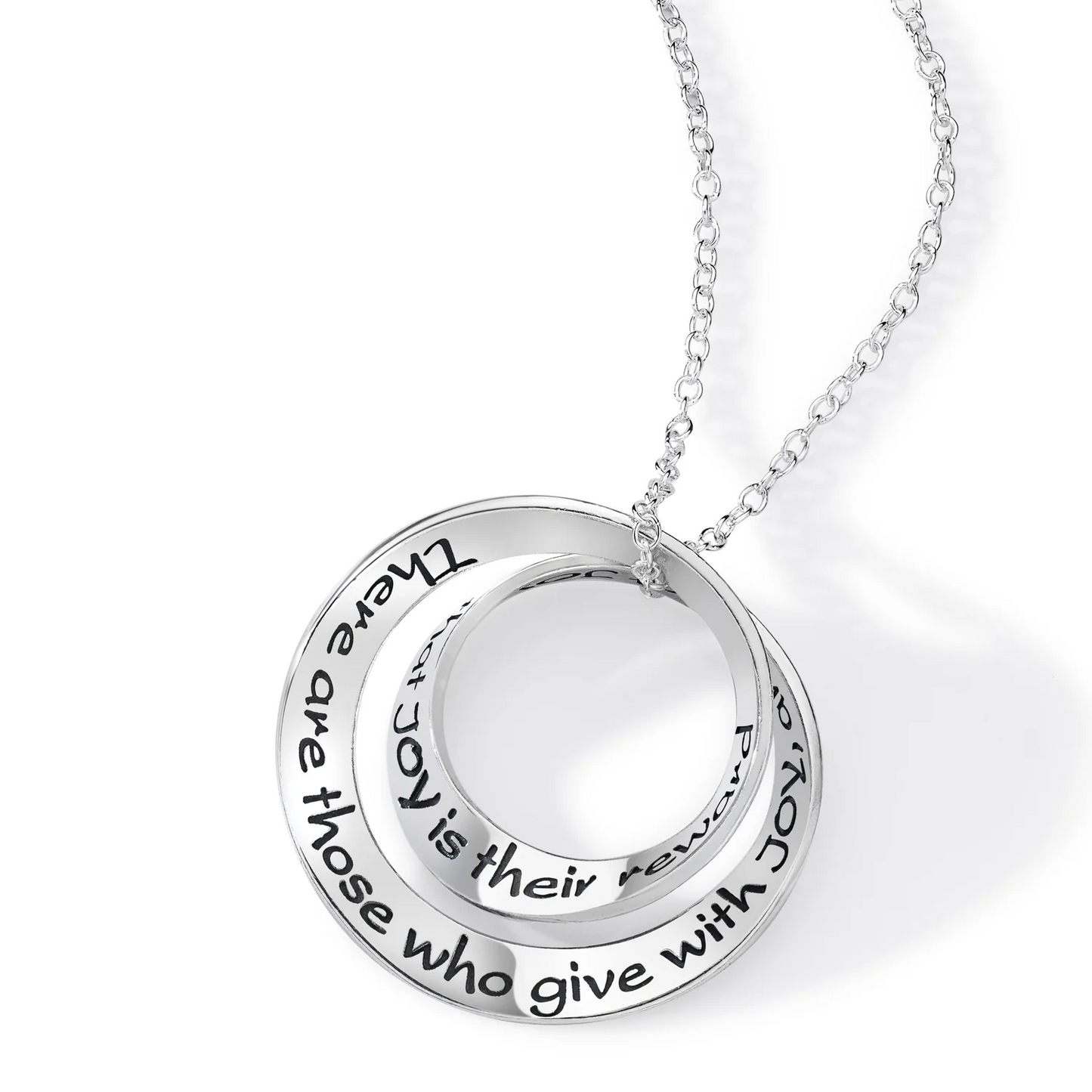 Give with Joy -  Double Mobius Necklace