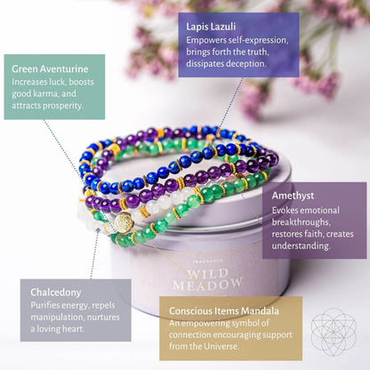 Good Karma Bracelet Set of Luck and Success Pack of 4