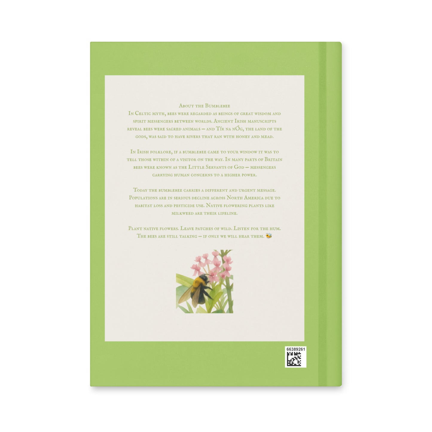 Bumblebee's Delight — Hardcover Nature Journal