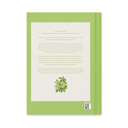Under the Elder Tree — Hardcover Nature Journal | Botanical Painterly Art | Pollinator Garden Gift