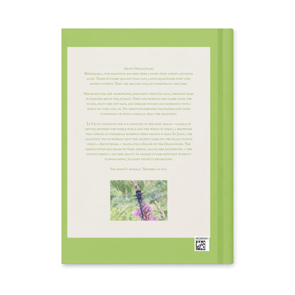 Gossamer Wings — Hardcover Nature Journal | Dragonfly Watercolor Art | Sacred Garden Collection