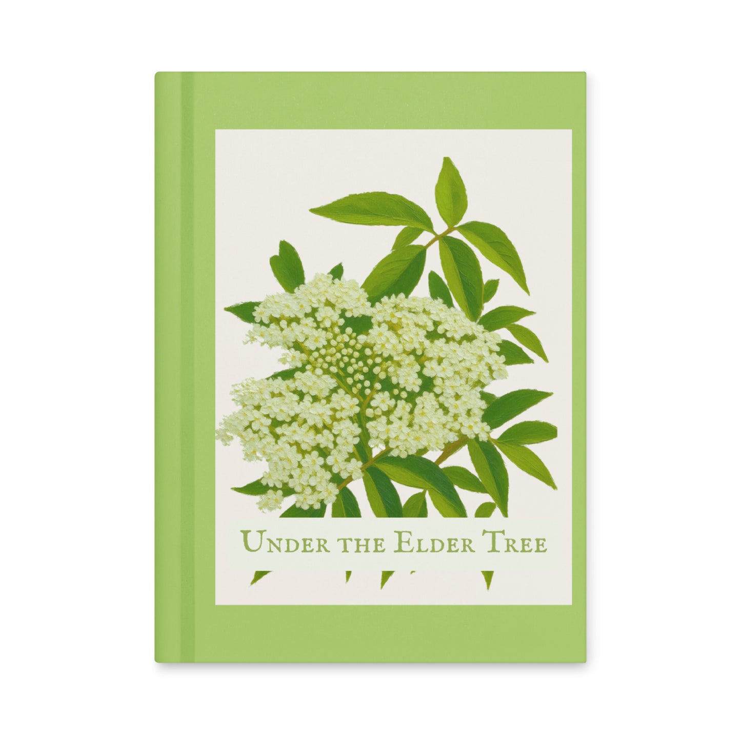 Under the Elder Tree — Hardcover Nature Journal | Botanical Painterly Art | Pollinator Garden Gift