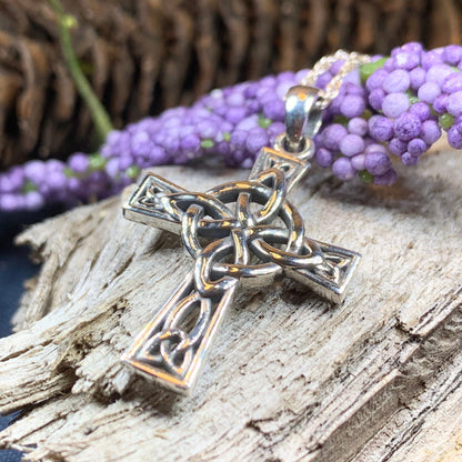 Four Corner Knot Celtic Cross Necklace