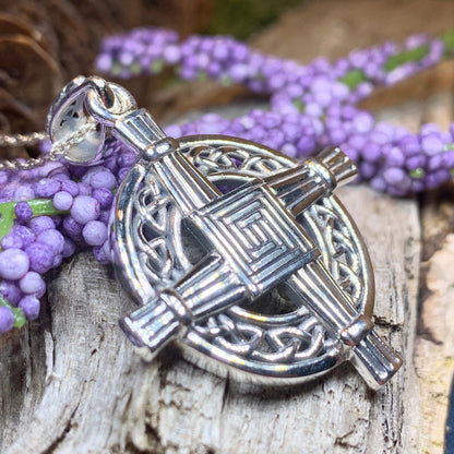 Celtic Saint Brigid's Cross Necklace