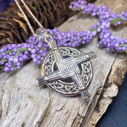 Celtic Saint Brigid's Cross Necklace