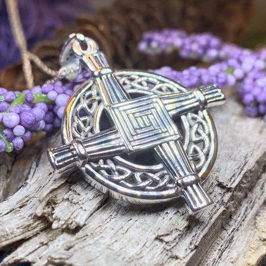Celtic Saint Brigid's Cross Necklace