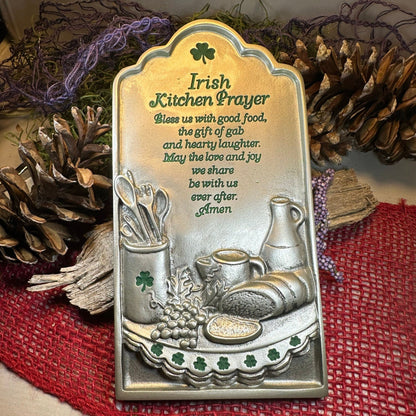 Irish Blessing - Bless us with good food -  Kitchen Wall Art