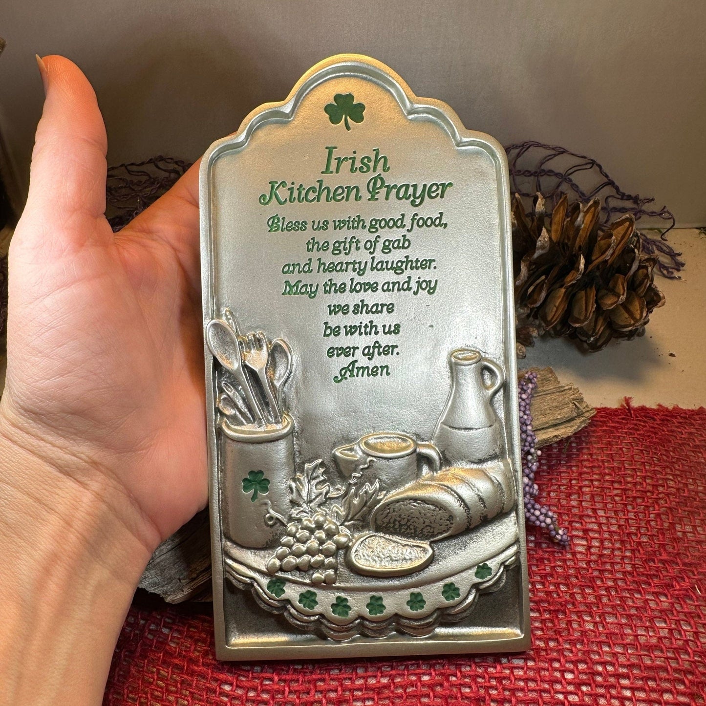 Irish Blessing - Bless us with good food -  Kitchen Wall Art