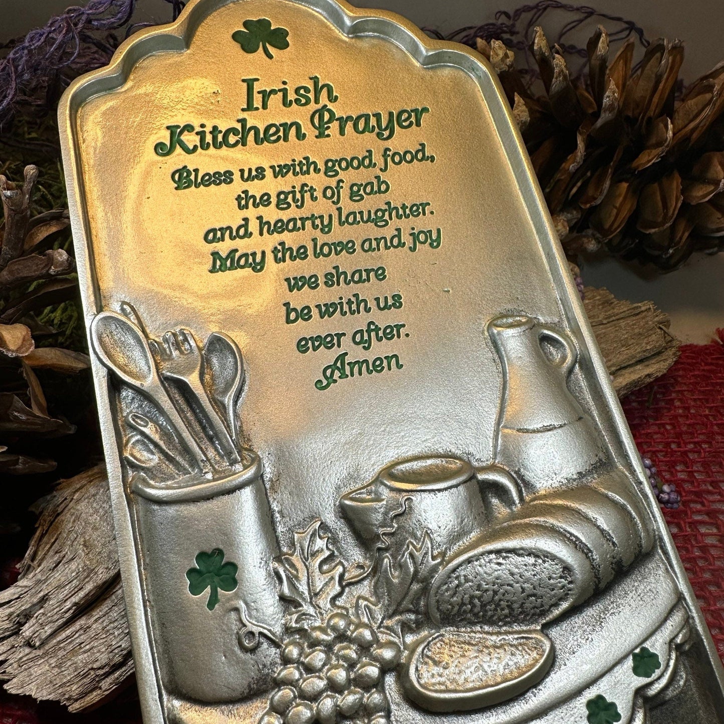 Irish Blessing - Bless us with good food -  Kitchen Wall Art