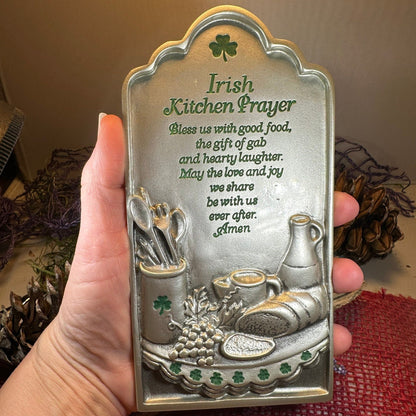 Irish Blessing - Bless us with good food -  Kitchen Wall Art
