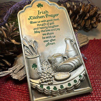 Irish Blessing - Bless us with good food -  Kitchen Wall Art