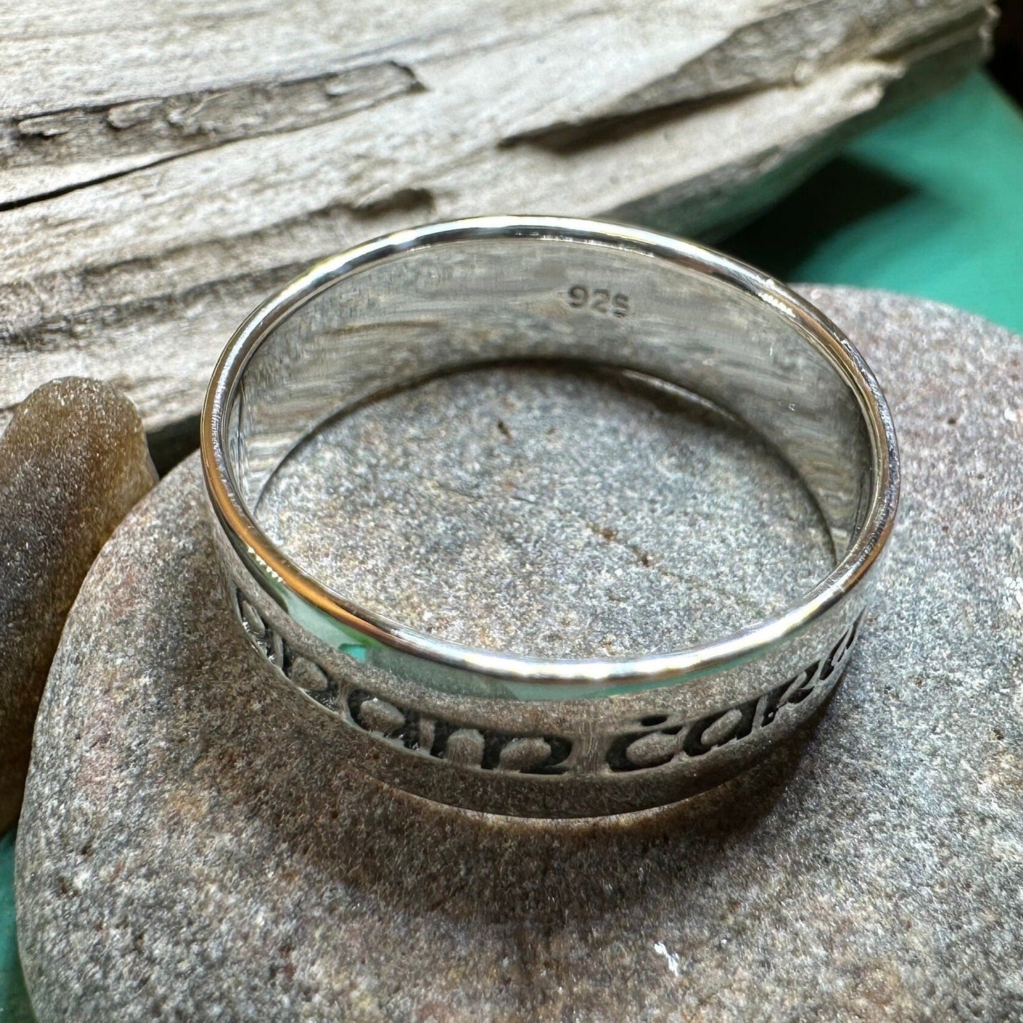 Gaelic Anam Cara Soulmate Ring in Sterling Silver