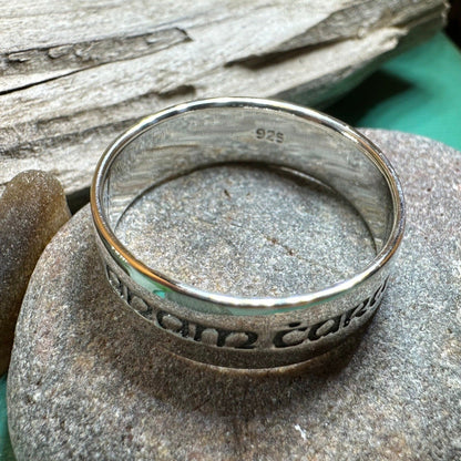 Gaelic Anam Cara Soulmate Ring in Sterling Silver