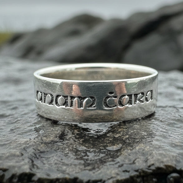 Gaelic Anam Cara Soulmate Ring in Sterling Silver