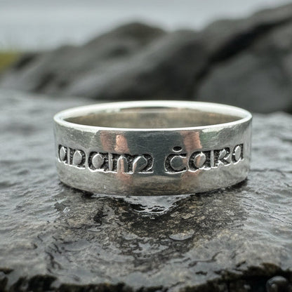 Gaelic Anam Cara Soulmate Ring in Sterling Silver