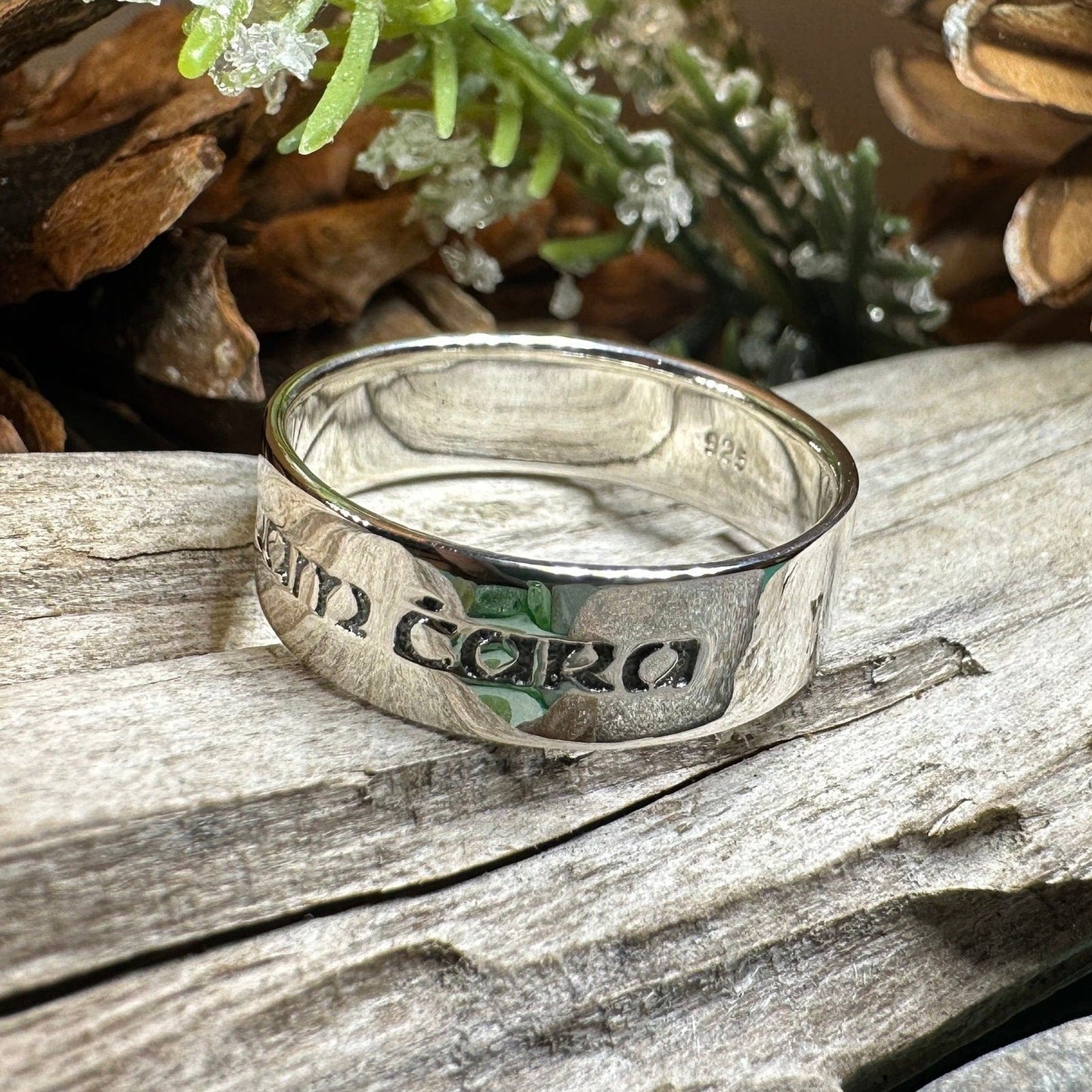 Gaelic Anam Cara Soulmate Ring in Sterling Silver