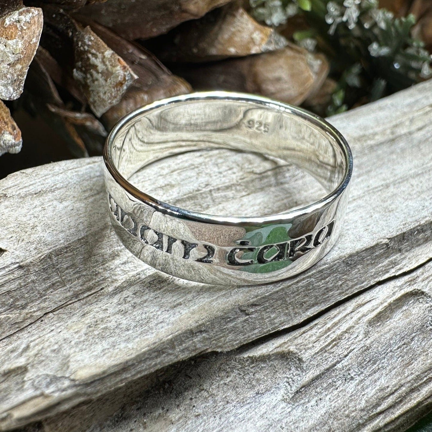 Gaelic Anam Cara Soulmate Ring in Sterling Silver