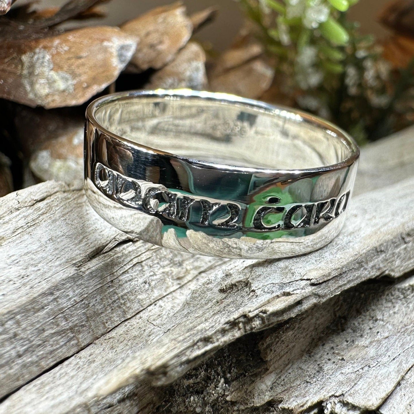 Gaelic Anam Cara Soulmate Ring in Sterling Silver