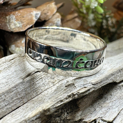 Gaelic Anam Cara Soulmate Ring in Sterling Silver