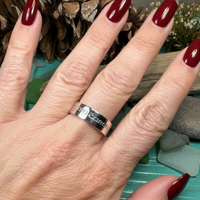 Gaelic Anam Cara Soulmate Ring in Sterling Silver
