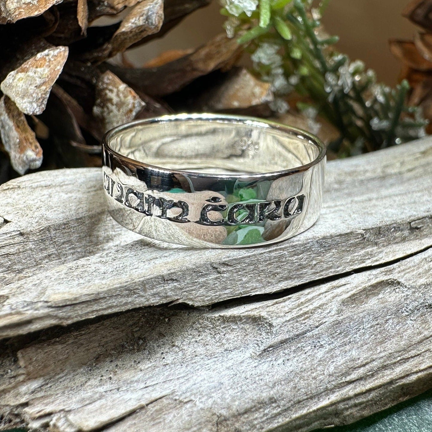 Gaelic Anam Cara Soulmate Ring in Sterling Silver