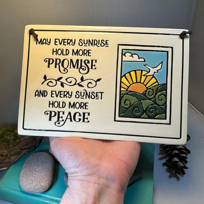 Promise & Peace Blessing Wall Art