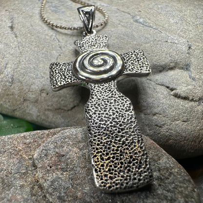 Newgrange Celtic Cross Necklace
