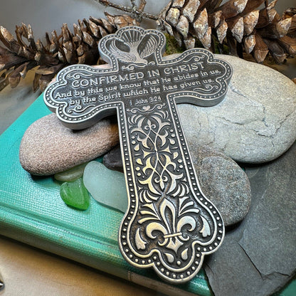 Pewter Confirmation Wall Cross
