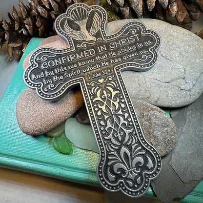 Pewter Confirmation Wall Cross
