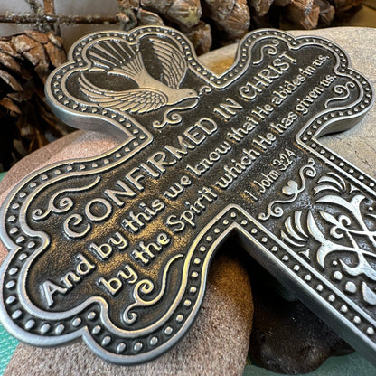Pewter Confirmation Wall Cross