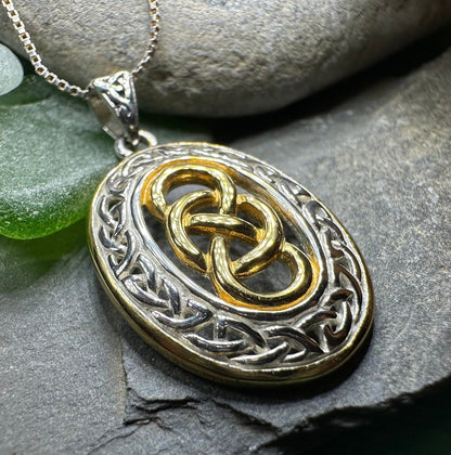 Celtic Forever Infinity Necklace in Sterling Silver