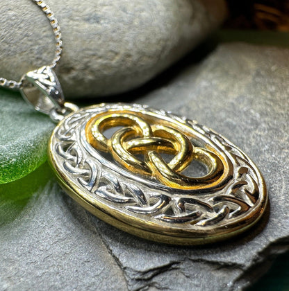 Celtic Forever Infinity Necklace in Sterling Silver