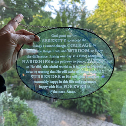 Serenity Prayer Suncatcher