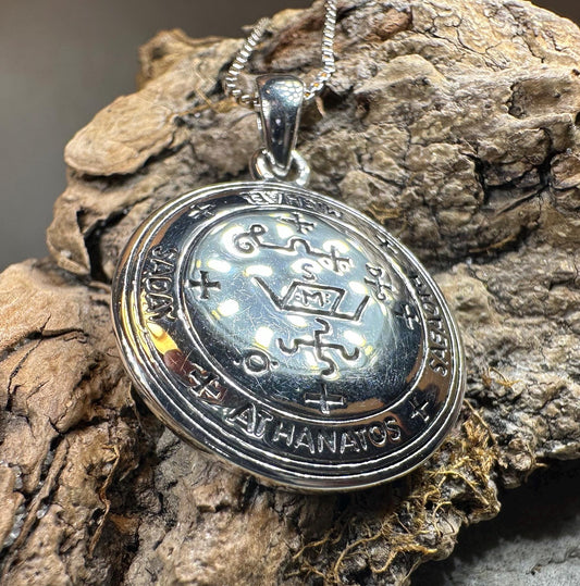 Archangel Michael Sigil Pendant - Sterling Silver