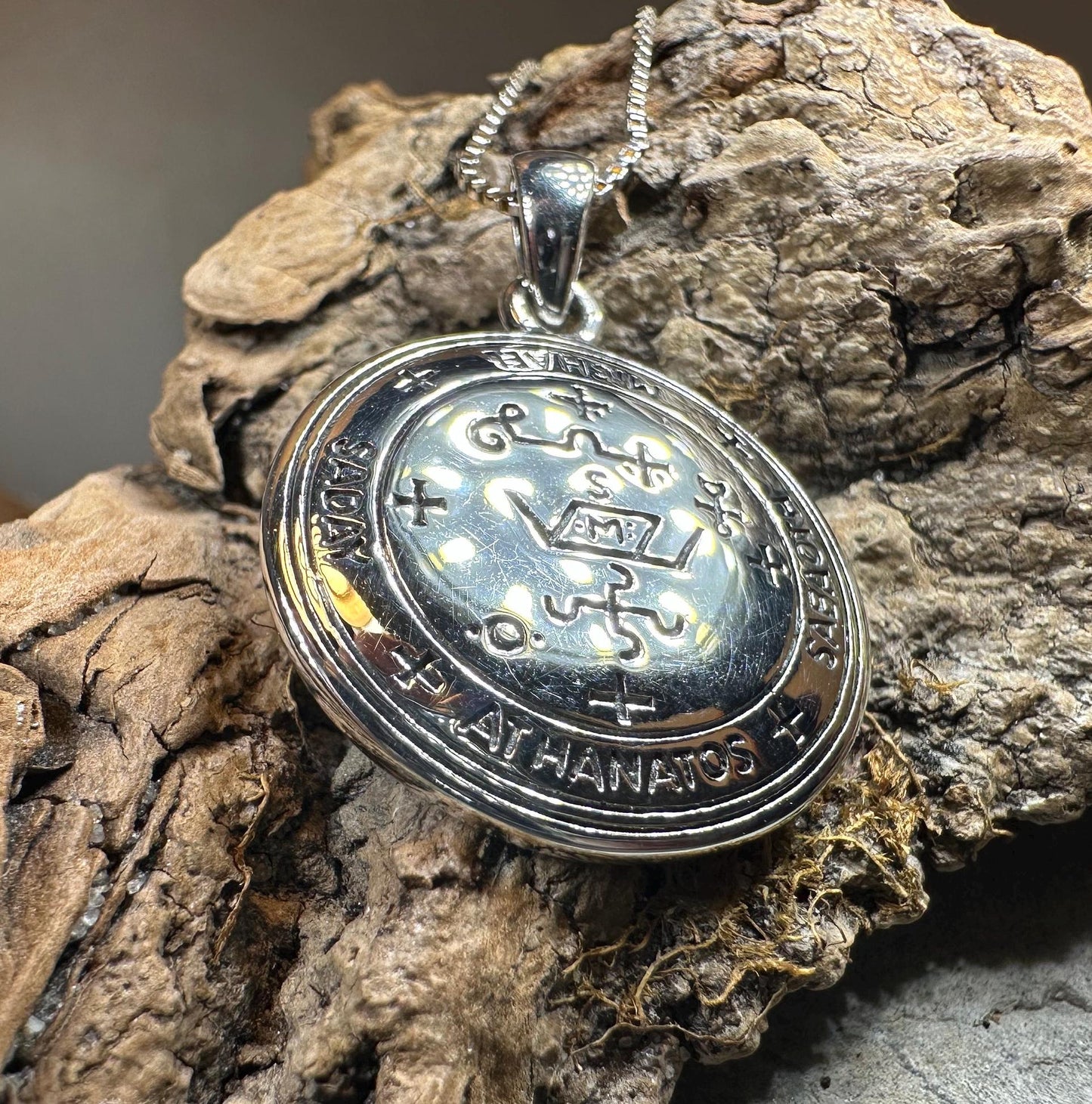 Archangel Michael Sigil Pendant - Sterling Silver