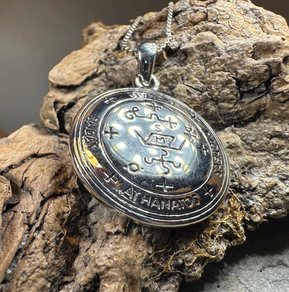 Archangel Michael Sigil Pendant - Sterling Silver